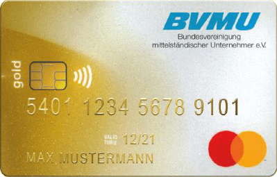 MasterCard Gold exklusiv für BDS Mitglieder
