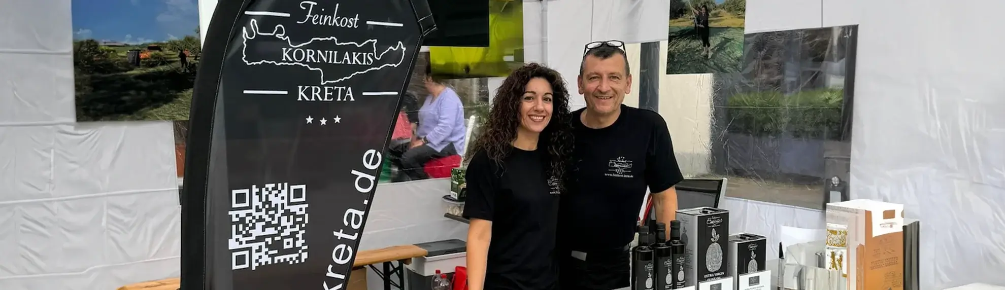 Feinkost Kornilakis präsentiert Olivenöl und Spezialitäten aus Kreta