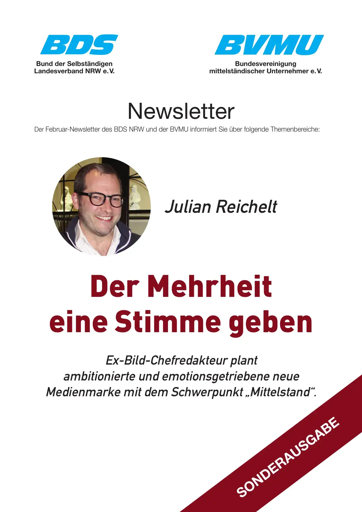 Vorschau des letzten Newsletters